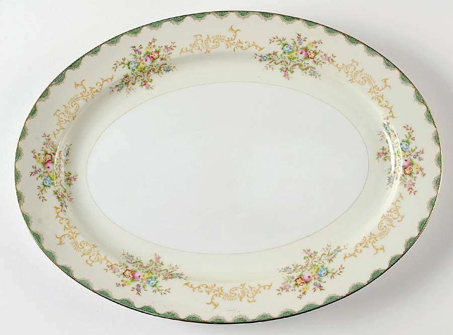 V1848 16" Oval Serving Platter by Meito-1