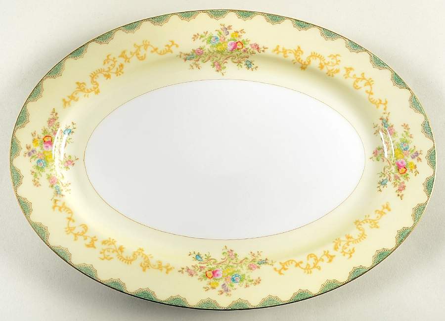 V1848 12" Oval Serving Platter by Meito-1