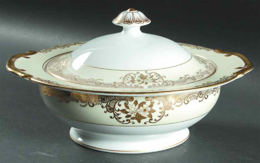 V1849 Round Covered Vegetable by Meito-1
