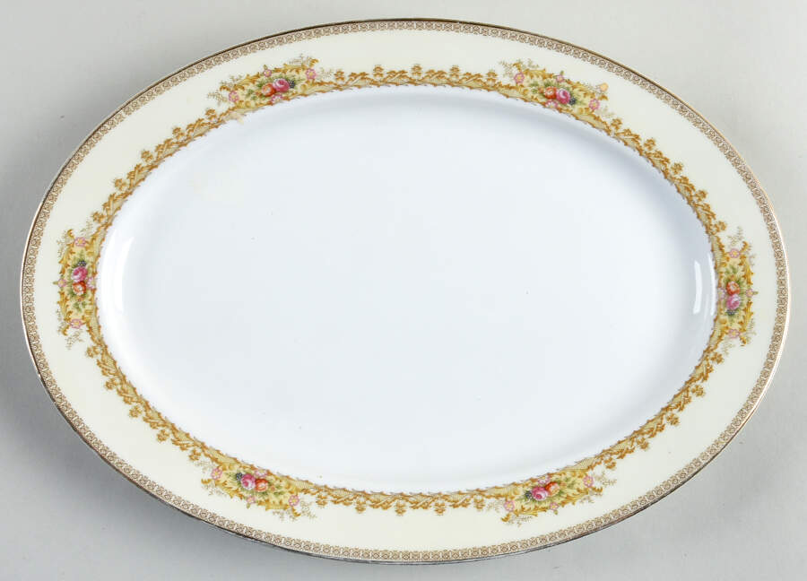 V1876 12" Oval Serving Platter by Meito-1