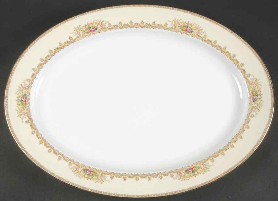 V1876 16" Oval Serving Platter by Meito-1