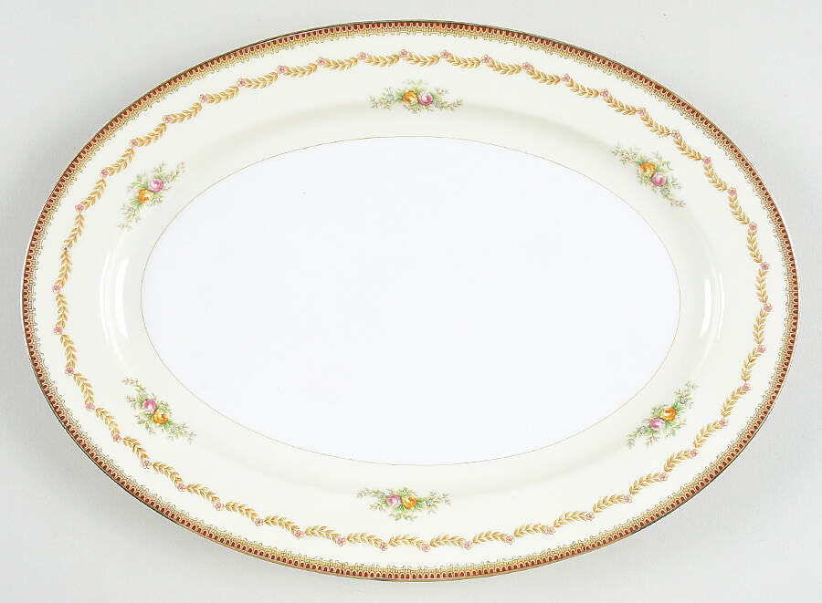 V1881 12" Oval Serving Platter by Meito-1