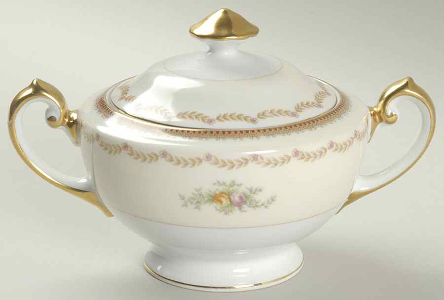 V1881 Sugar Bowl & Lid by Meito-1