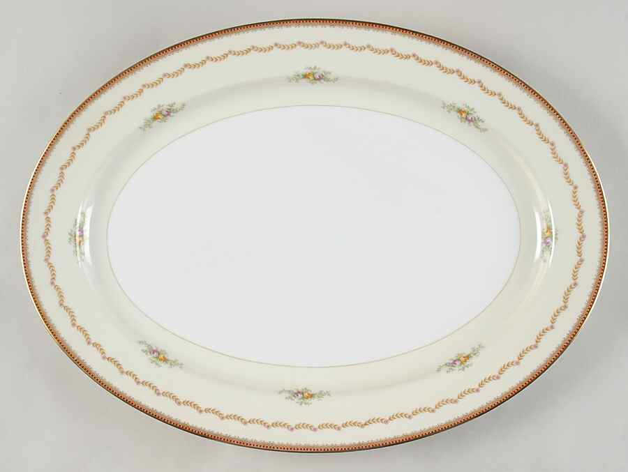 V1881 16" Oval Serving Platter by Meito-1