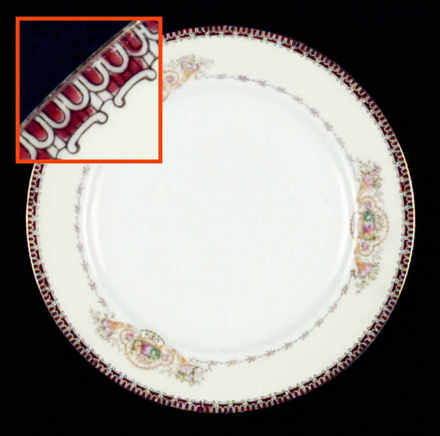 V1981 Bread & Butter Plate by Meito-1