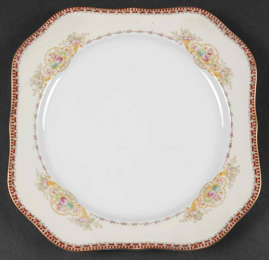V1981 Square Salad Plate by Meito-1