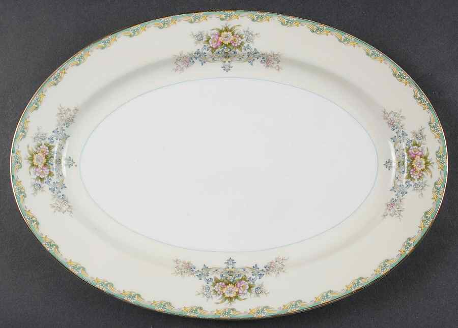 V2009 12" Oval Serving Platter by Meito-1