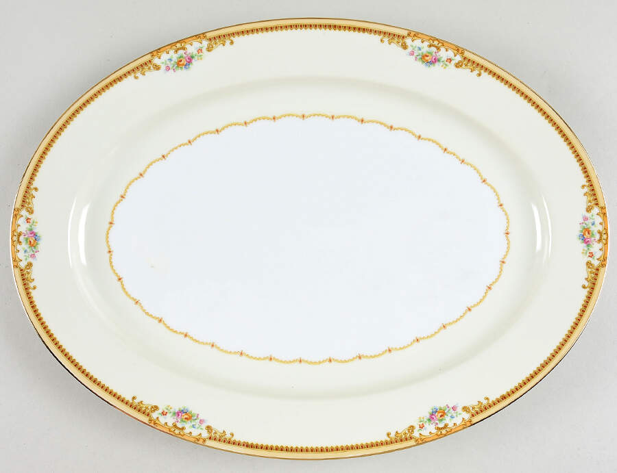 V2026 16" Oval Serving Platter by Meito-1