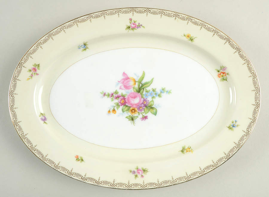 V2070 12" Oval Serving Platter by Meito-1