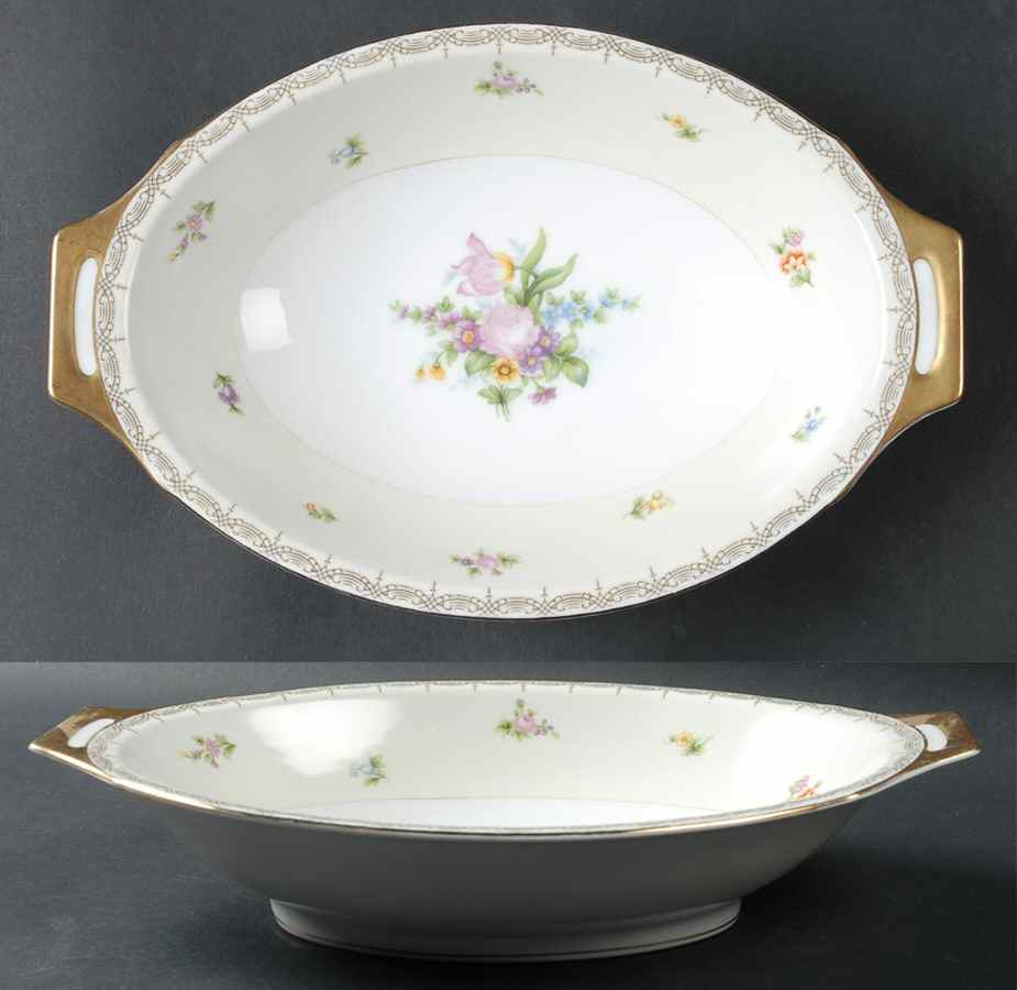 V2070 11" Oval Vegetable Bowl by Meito-1