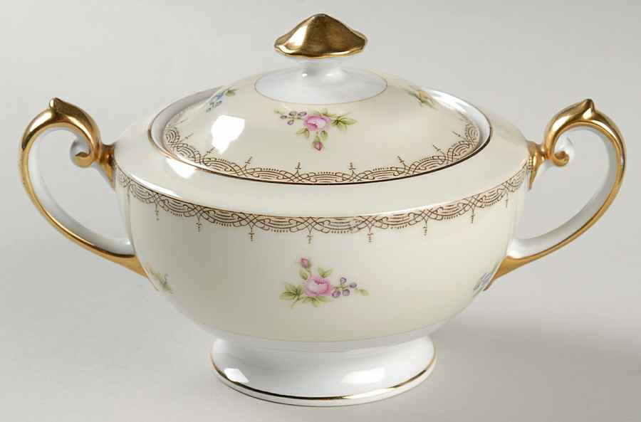 V2070 Sugar Bowl & Lid by Meito-1