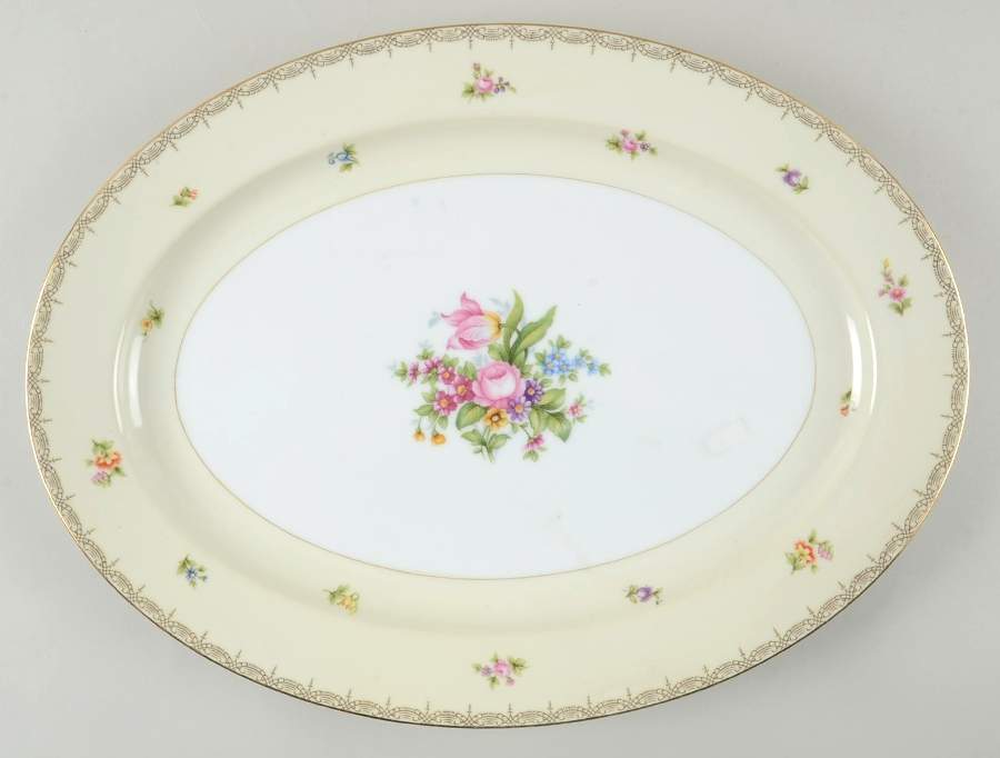 V2070 16" Oval Serving Platter by Meito-1