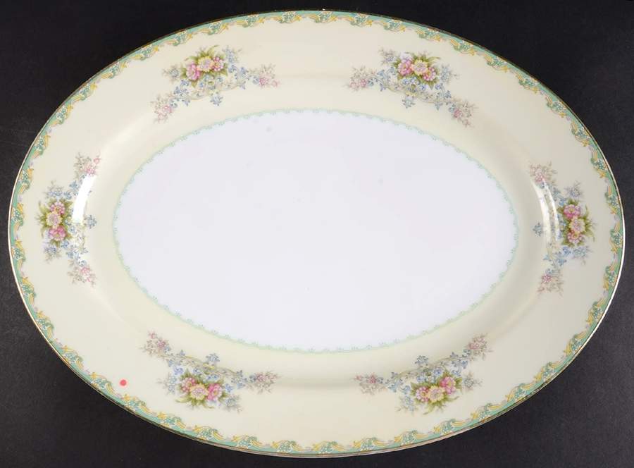 V2115 14" Oval Serving Platter by Meito-1