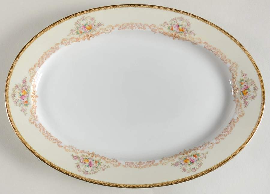 V2130 12" Oval Serving Platter by Meito-1