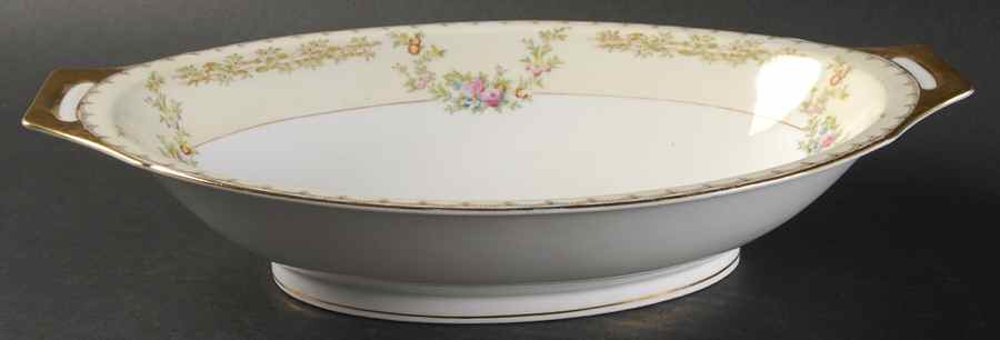 V2131 11" Oval Vegetable Bowl by Meito-1