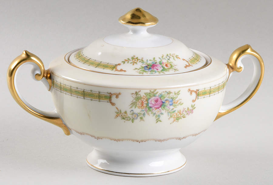 V2148 Sugar Bowl & Lid by Meito-1