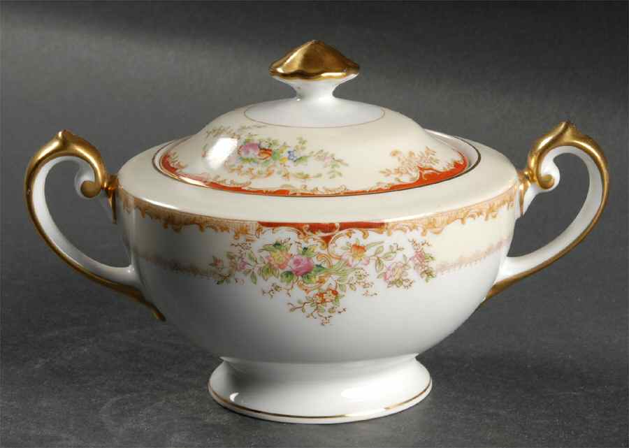 V2156 Sugar Bowl & Lid by Meito-1