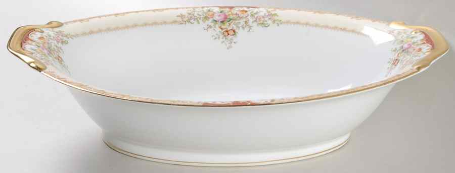 V2156 11" Oval Vegetable Bowl by Meito-1