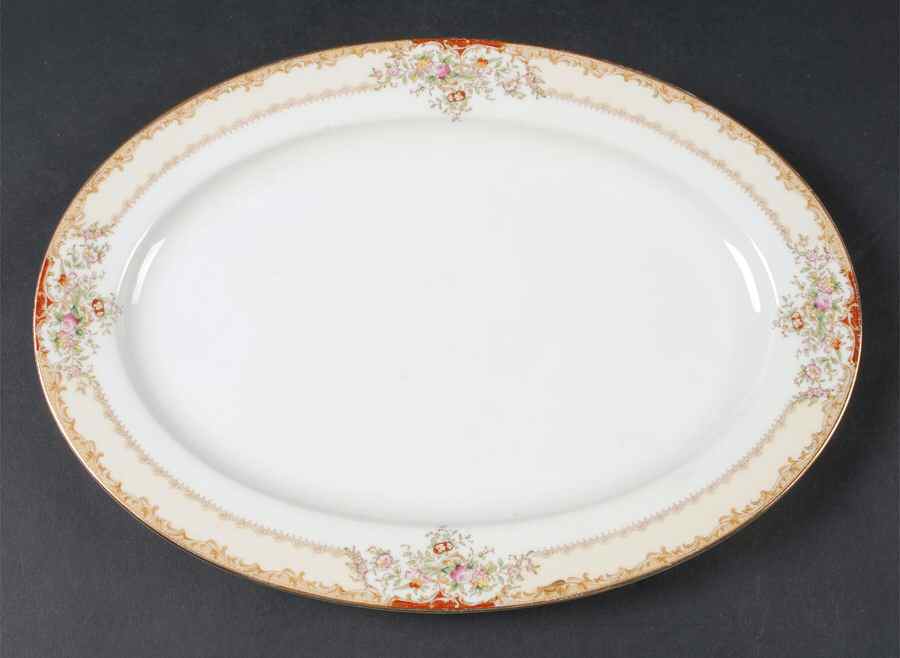 V2156 12" Oval Serving Platter by Meito-1
