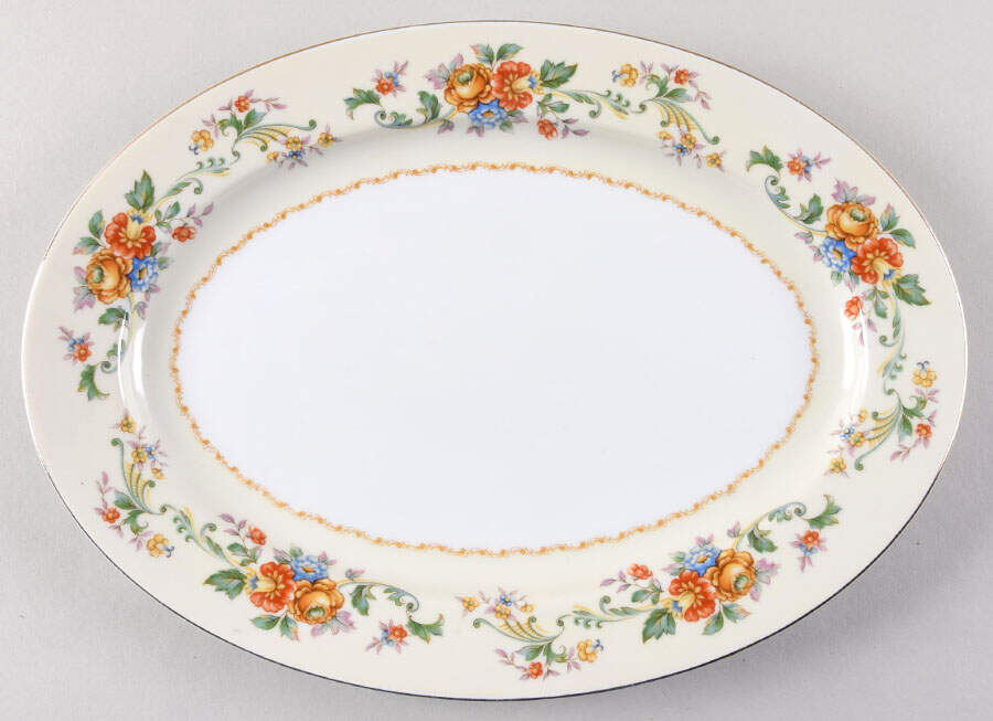 V2158 12" Oval Serving Platter by Meito-1