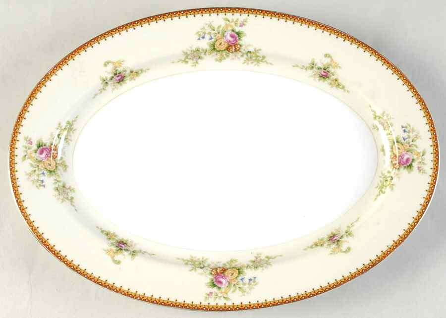 V2159 12" Oval Serving Platter by Meito-1