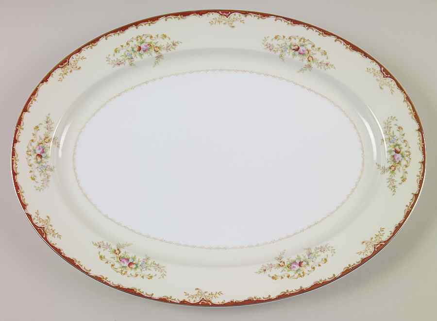 V2161 16" Oval Serving Platter by Meito-1