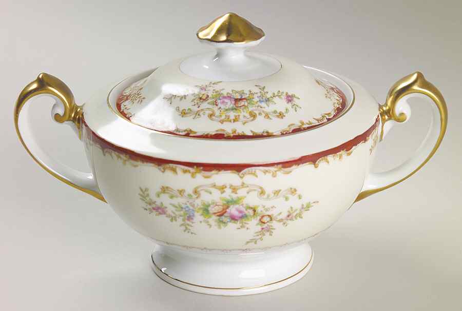 V2161 Sugar Bowl & Lid by Meito-1