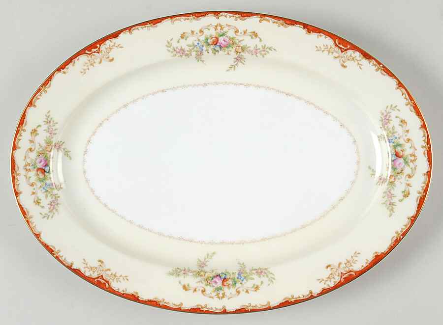 V2161 12" Oval Serving Platter by Meito-1