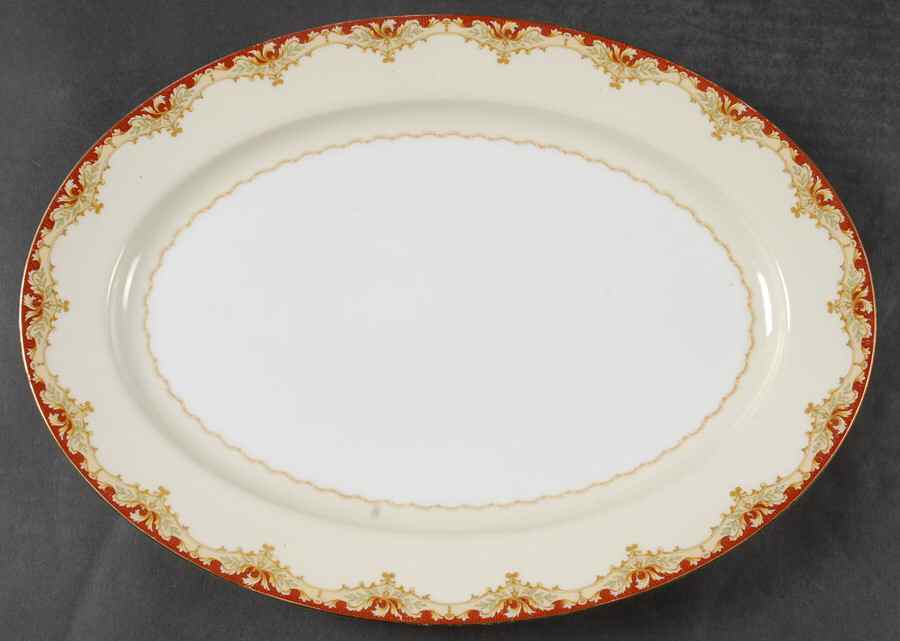 V2347 14" Oval Serving Platter by Meito-1