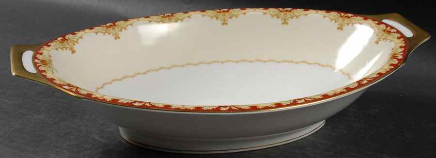 V2347 11" Oval Vegetable Bowl by Meito-1