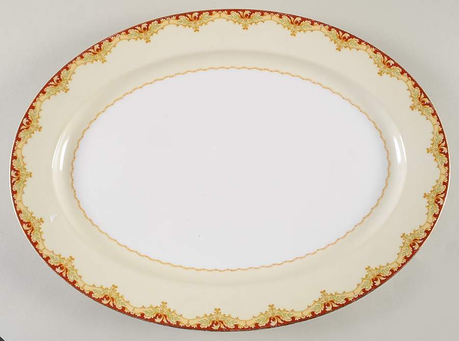 V2347 16" Oval Serving Platter by Meito-1