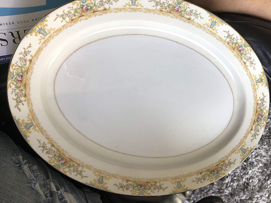 V2417X 18" Oval Serving Platter by Meito-1