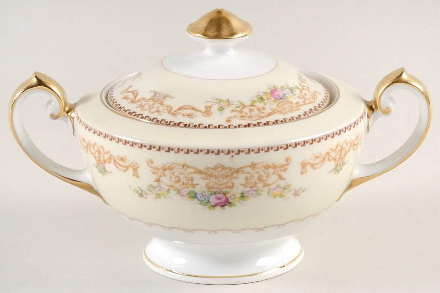 V2563 Sugar Bowl & Lid by Meito-1