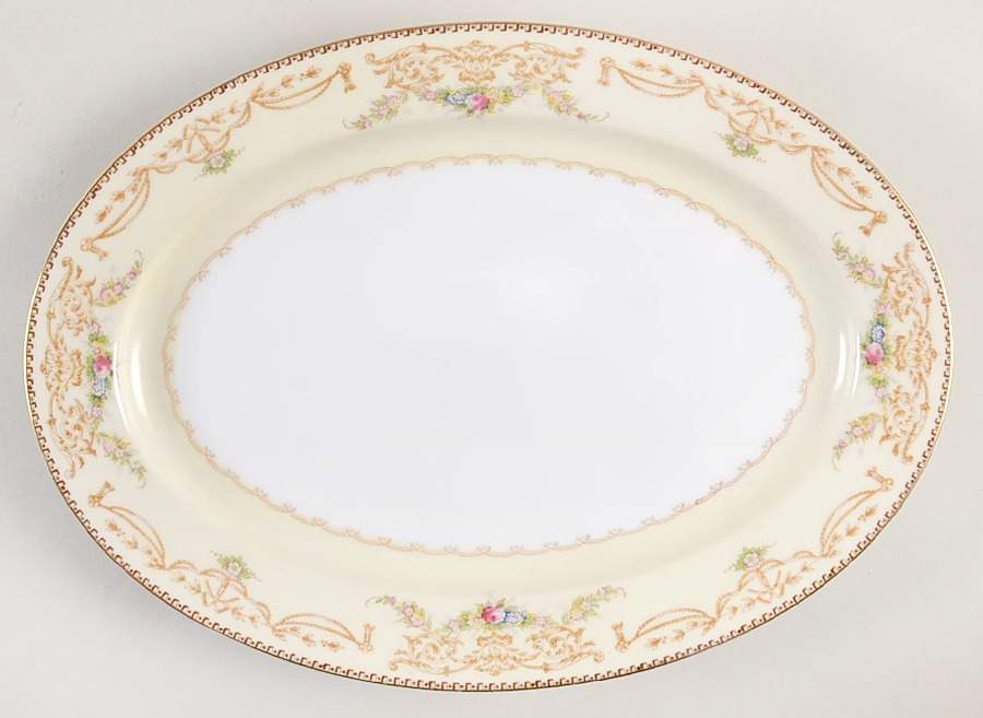 V2563 12" Oval Serving Platter by Meito-1