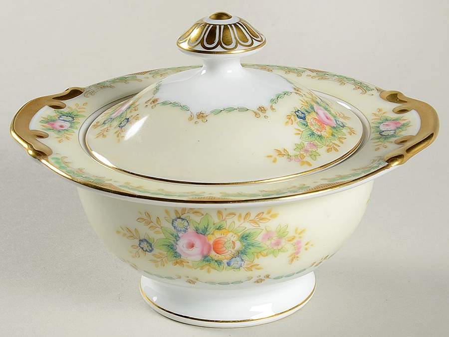 V903 Sugar Bowl & Lid by Meito-1