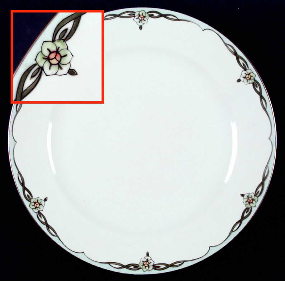 Vendome Dinner Plate by Meito-1