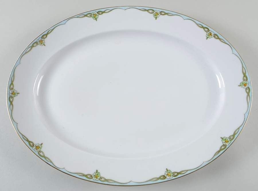 Vendome 16" Oval Serving Platter by Meito-1