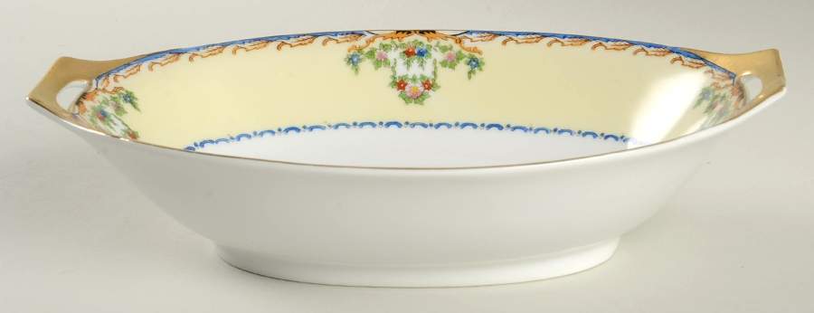 The Vernon 9" Oval Vegetable Bowl by Meito-1