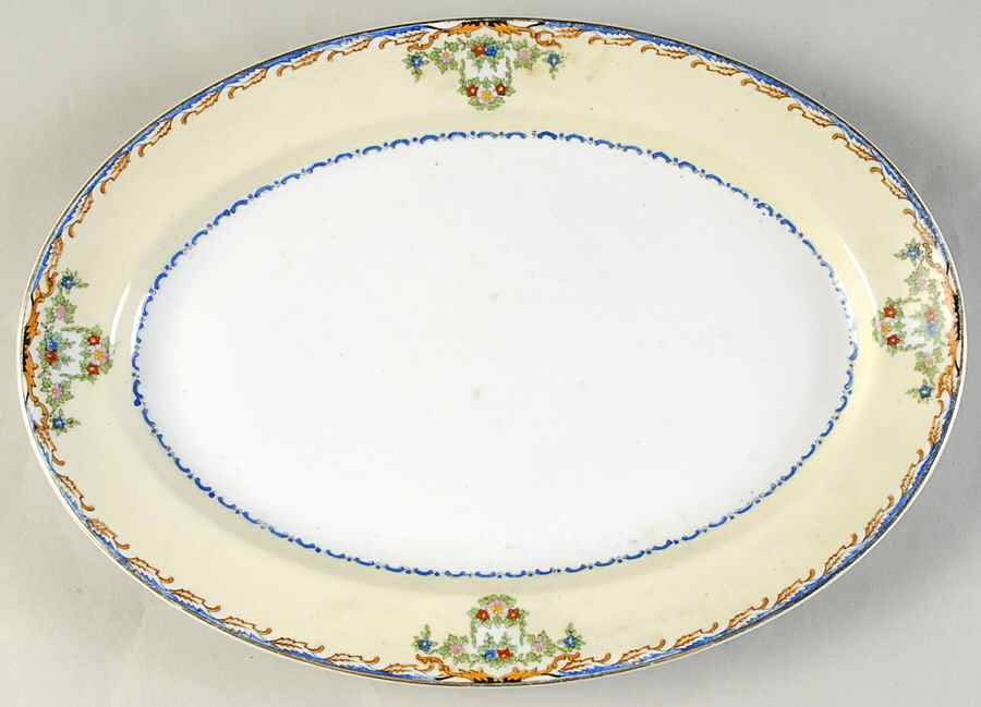The Vernon 11" Oval Serving Platter by Meito-1