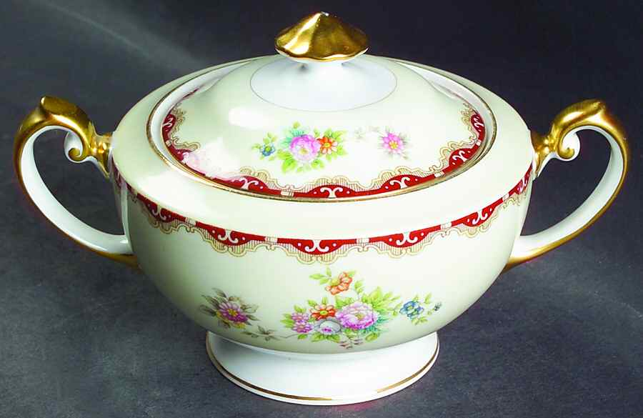Versailles (James) Sugar Bowl & Lid by Meito-1