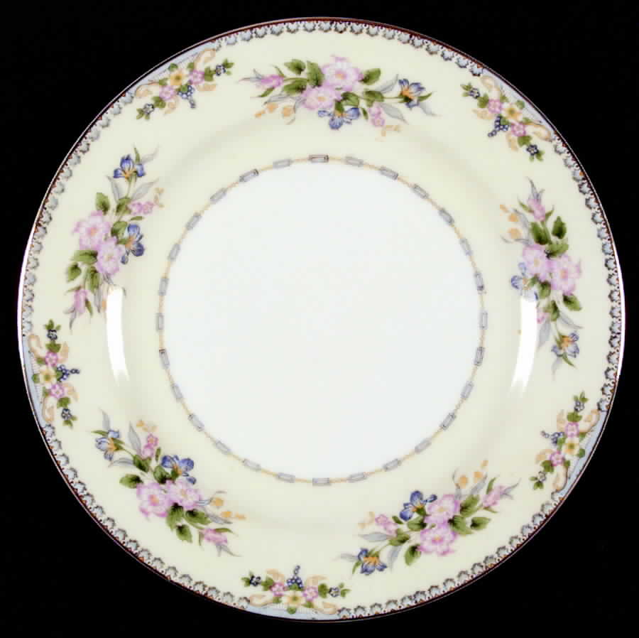 Virginia (No Floral Center) Dinner Plate by Meito-1