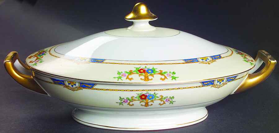 Warren Oval Covered Vegetable by Meito-1