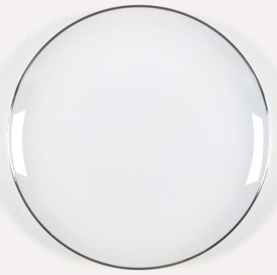 Wedding Ring (Platinum Trim) Dinner Plate by Meito-1