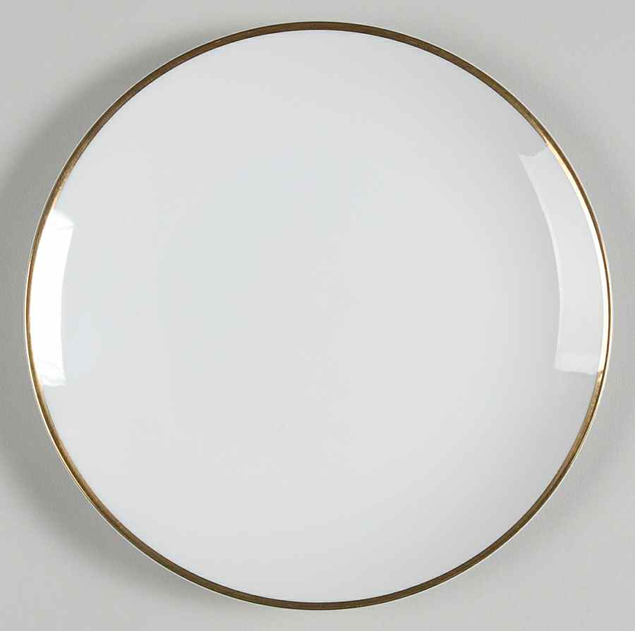Wedding Ring (Platinum Trim) Bread & Butter Plate by Meito-1