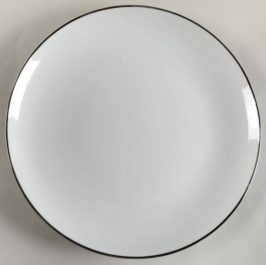 Wedding Ring (Platinum Trim) 12" Chop Plate (Round Platter) by Meito-1