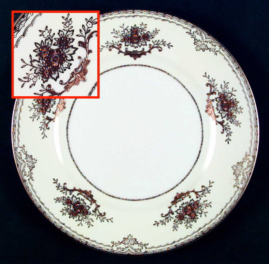 Westminster (Empire) Dinner Plate by Meito-1