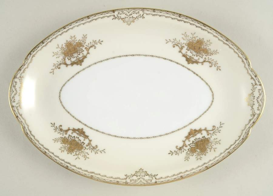 Westminster (Empire) 12" Oval Serving Platter by Meito-1