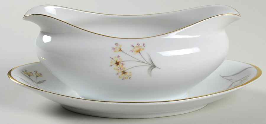 West Wind Gravy Boat with Attached Underplate by Meito-1