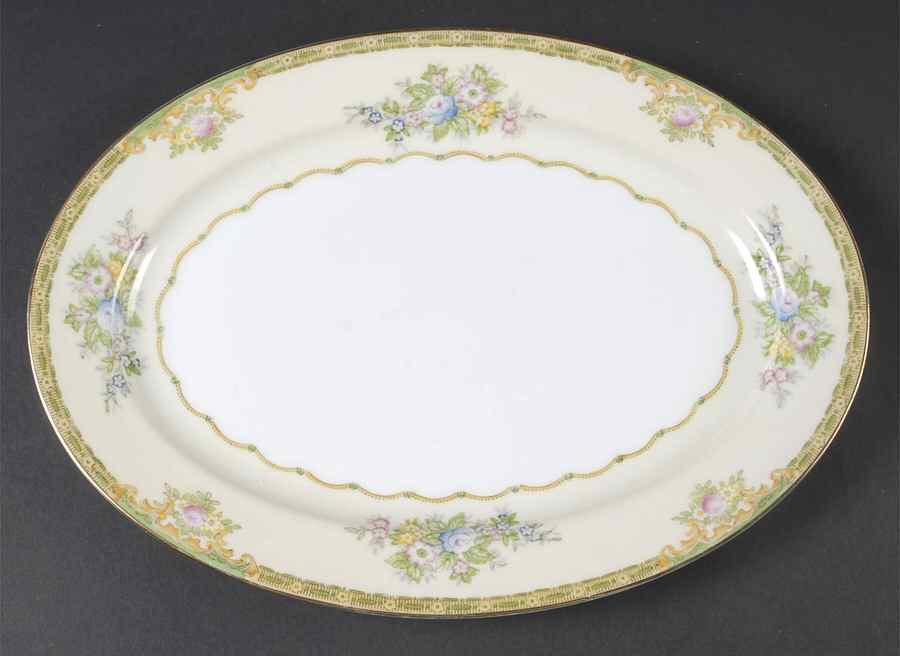 Woodbine 12" Oval Serving Platter by Meito-1