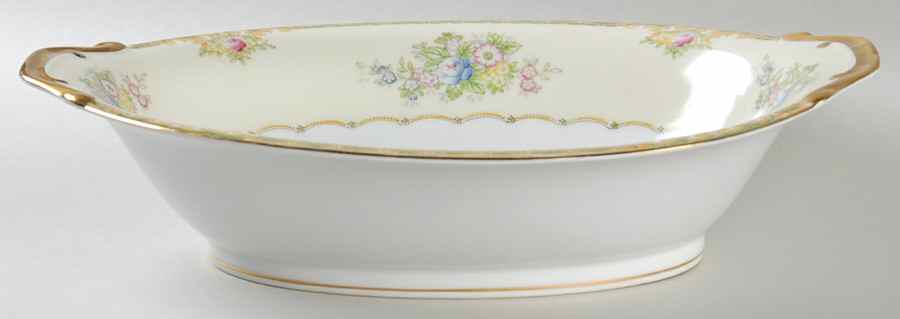 Woodbine 11" Oval Vegetable Bowl by Meito-1